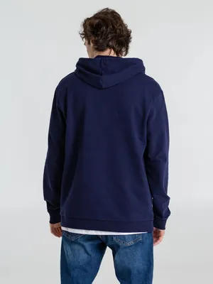 Толстовка с капюшоном унисекс Hoodie, темно-синяя — фото 12