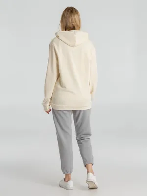 Толстовка с капюшоном унисекс Hoodie, светло-желтая — фото 9