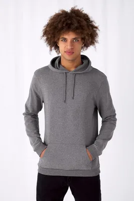 Толстовка с капюшоном унисекс Hoodie, светло-розовая — фото 6