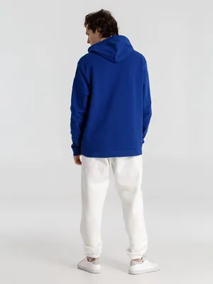 Толстовка с капюшоном унисекс Hoodie, ярко-синяя — фото 15