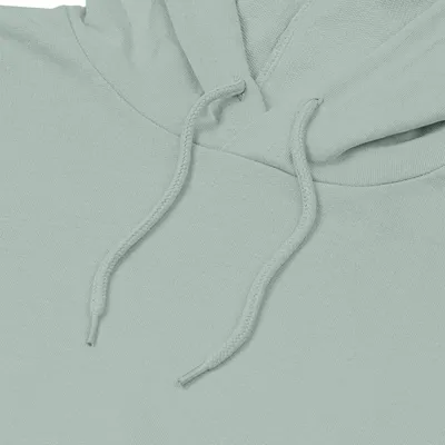 Толстовка с капюшоном унисекс Hoodie, серо-зеленая — фото 3