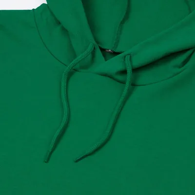 Толстовка с капюшоном унисекс Hoodie, зеленая — фото 3