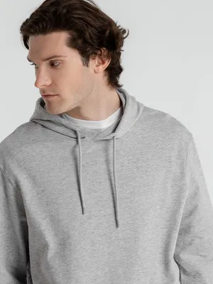 Толстовка с капюшоном унисекс Hoodie, серый меланж — фото 8