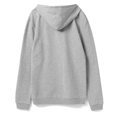 Толстовка с капюшоном унисекс Hoodie, серый меланж — фото 2