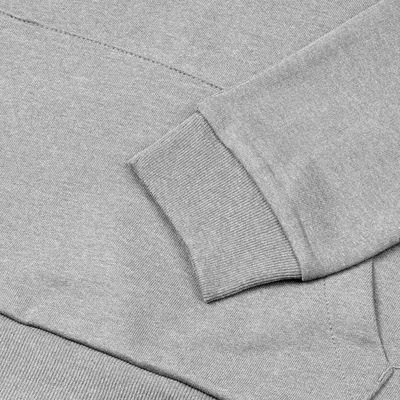 Толстовка с капюшоном унисекс Hoodie, серый меланж — фото 4