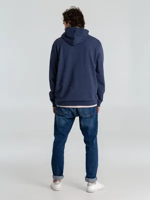Толстовка с капюшоном унисекс Hoodie, синий меланж — фото 15