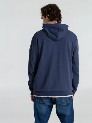 Толстовка с капюшоном унисекс Hoodie, синий меланж — фото 12