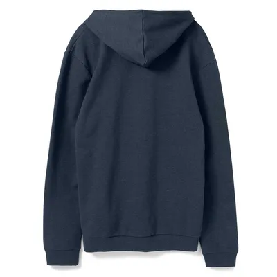 Толстовка с капюшоном унисекс Hoodie, синий меланж — фото 2