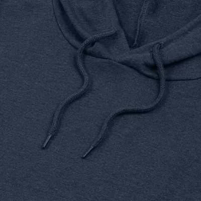 Толстовка с капюшоном унисекс Hoodie, синий меланж — фото 3