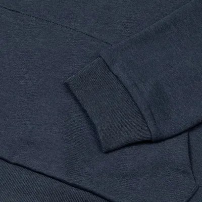 Толстовка с капюшоном унисекс Hoodie, синий меланж — фото 4