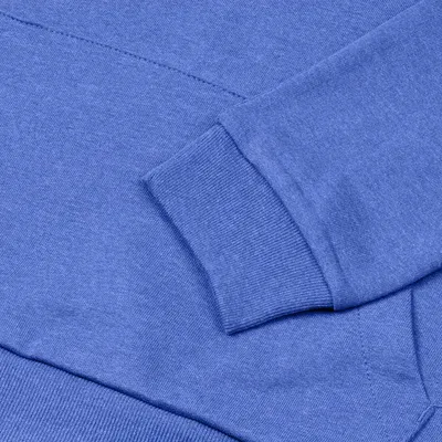 Толстовка с капюшоном унисекс Hoodie, ярко-синий меланж — фото 4