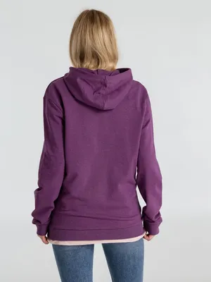 Толстовка с капюшоном унисекс Hoodie, фиолетовый меланж — фото 7