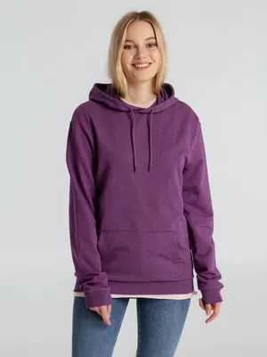 Толстовка с капюшоном унисекс Hoodie, фиолетовый меланж — фото 6
