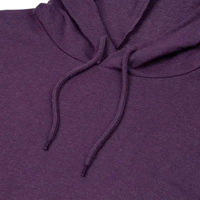 Толстовка с капюшоном унисекс Hoodie, фиолетовый меланж — фото 3