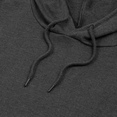 Толстовка с капюшоном унисекс Hoodie, серый меланж (антрацит) — фото 3