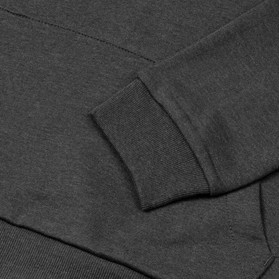 Толстовка с капюшоном унисекс Hoodie, серый меланж (антрацит) — фото 4
