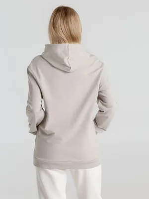 Толстовка с капюшоном унисекс Hoodie, дымчато-серая — фото 12