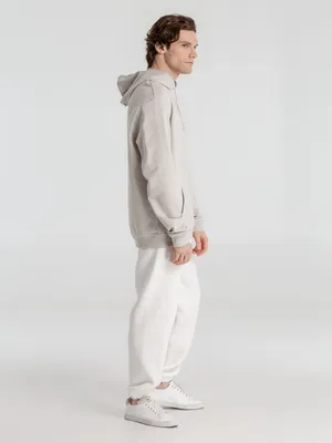 Толстовка с капюшоном унисекс Hoodie, дымчато-серая — фото 9