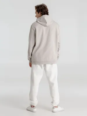 Толстовка с капюшоном унисекс Hoodie, дымчато-серая — фото 10