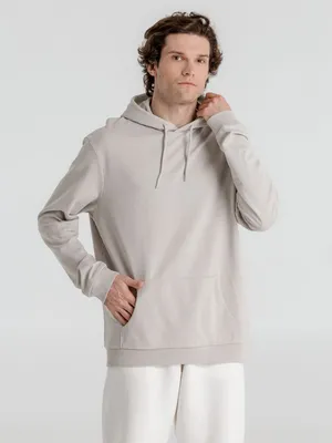 Толстовка с капюшоном унисекс Hoodie, дымчато-серая — фото 6