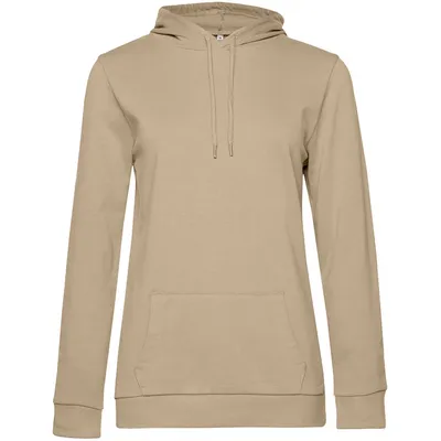 Толстовка с капюшоном женская Hoodie, бежевая — фото 1