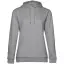 Толстовка с капюшоном женская Hoodie, серый меланж