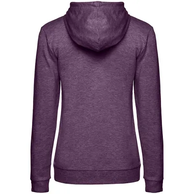 Толстовка с капюшоном женская Hoodie, фиолетовый меланж — фото 2