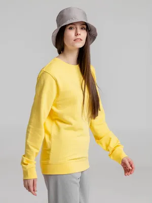 Свитшот унисекс BNC Inspire (Organic), желтый — фото 10