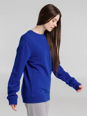 Свитшот унисекс BNC Inspire (Organic), ярко-синий — фото 8