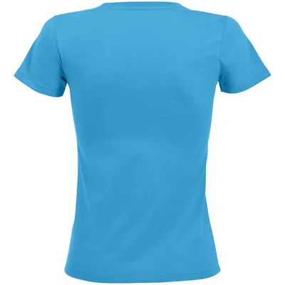 Футболка женская Regent Fit Women, ярко-бирюзовая — фото 2
