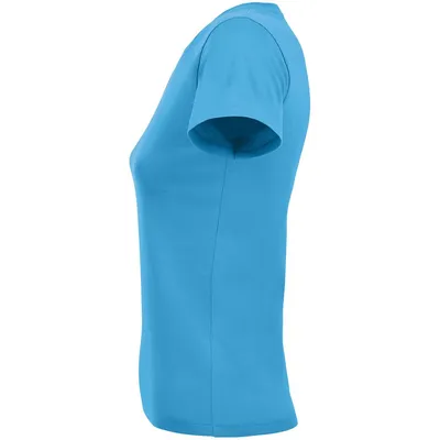 Футболка женская Regent Fit Women, ярко-бирюзовая — фото 3