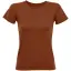 Футболка женская Regent Fit Women, коричневая (терракотовая)