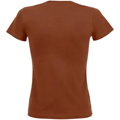 Футболка женская Regent Fit Women, коричневая (терракотовая) — фото 2