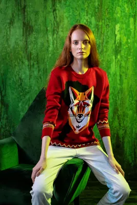 Джемпер Totem Fox, красный — фото 7