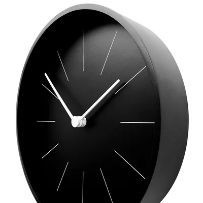 Часы настенные Berne, черные — фото 2