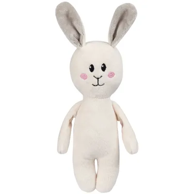 Мягкая игрушка Beastie Toys, заяц с белым шарфом — фото 3