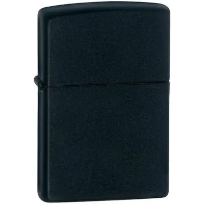 Зажигалка Zippo Classic Matte, матовая черная — фото 1
