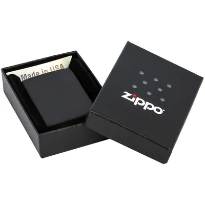 Зажигалка Zippo Classic Matte, матовая черная — фото 3