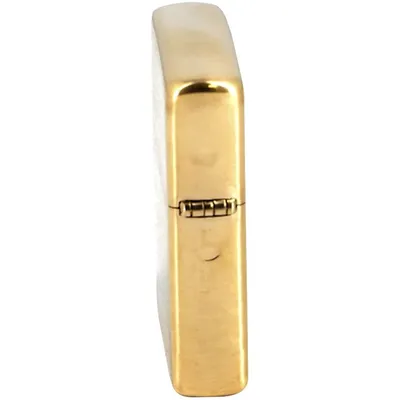 Зажигалка Zippo Classic Brushed, золотистая — фото 2