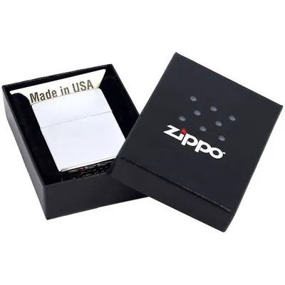 Зажигалка Zippo Classic High Polish, серебристая — фото 3