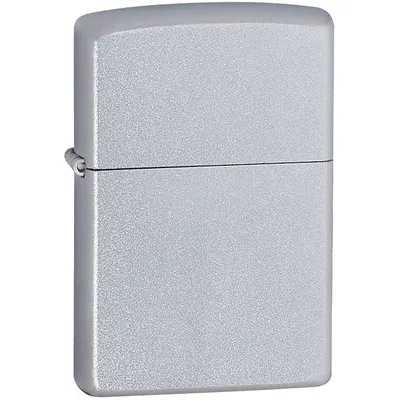 Зажигалка Zippo Classic Satin, серебристая — фото 1