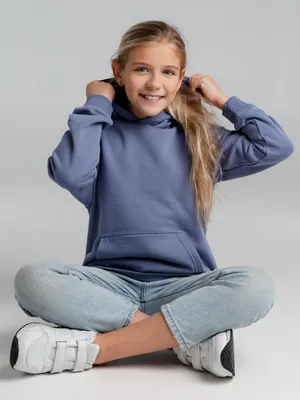 Толстовка детская Stellar Kids, синяя — фото 11
