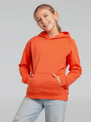 Толстовка детская Stellar Kids, оранжевая — фото 7
