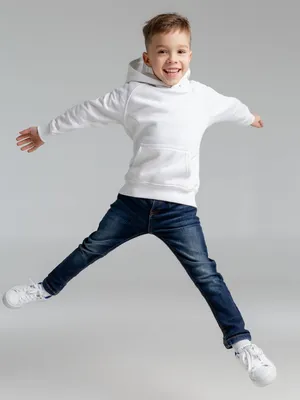 Толстовка детская Stellar Kids, белая — фото 7