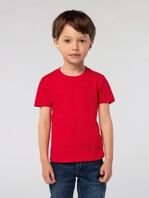 Футболка детская Pioneer Kids, красная — фото 4