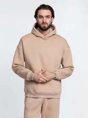 Худи Kulonga Oversize, бежевое — фото 11
