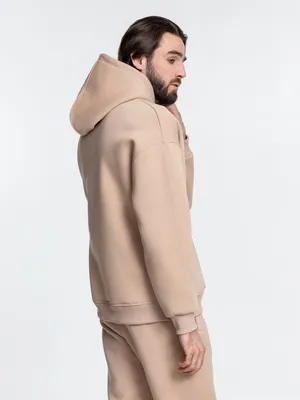 Худи Kulonga Oversize, бежевое — фото 12