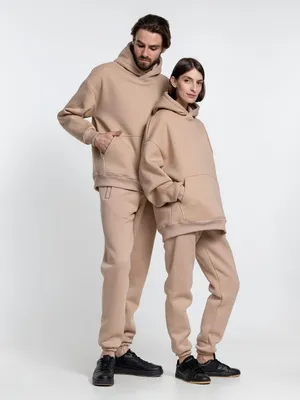 Худи Kulonga Oversize, бежевое — фото 15