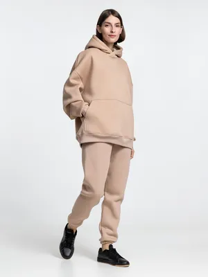Худи Kulonga Oversize, бежевое — фото 9
