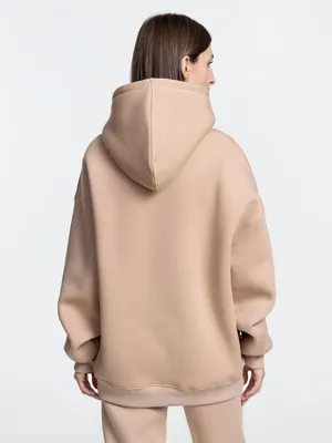 Худи Kulonga Oversize, бежевое — фото 7